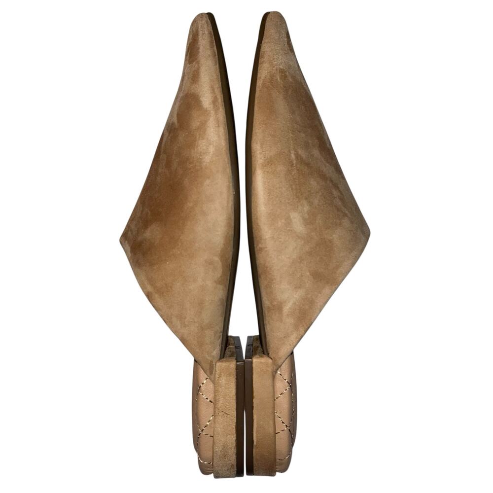 Birdies “The Lark” Suede Mule Slides – Golden Oak (Tan) Size 7 - Picture 4 of 11